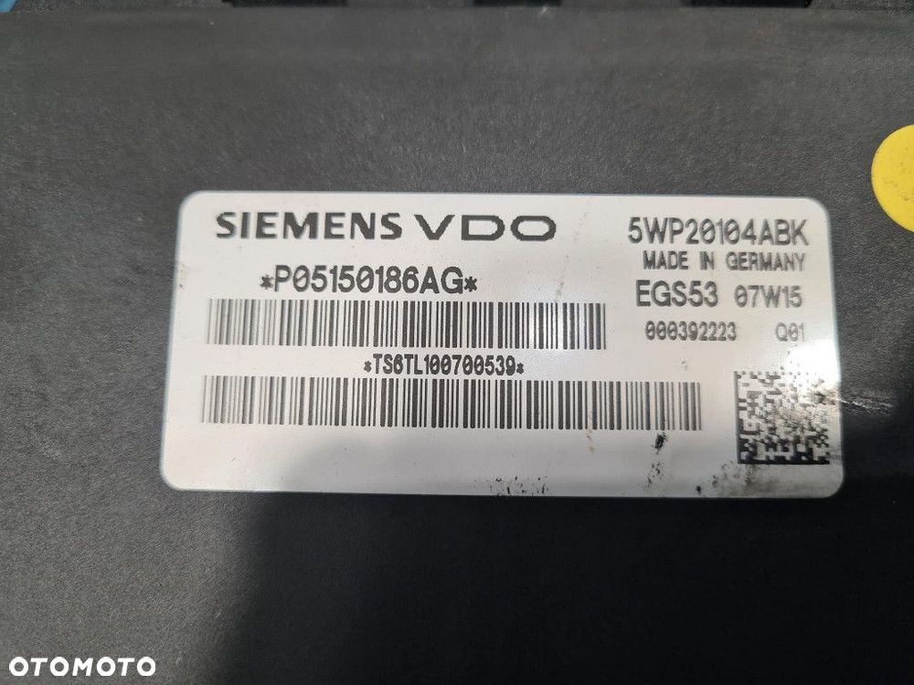 CHRYSLER 300C 3.0 CRD STEROWNIK SKRZYNI BIEGÓW P05150186AG - 3