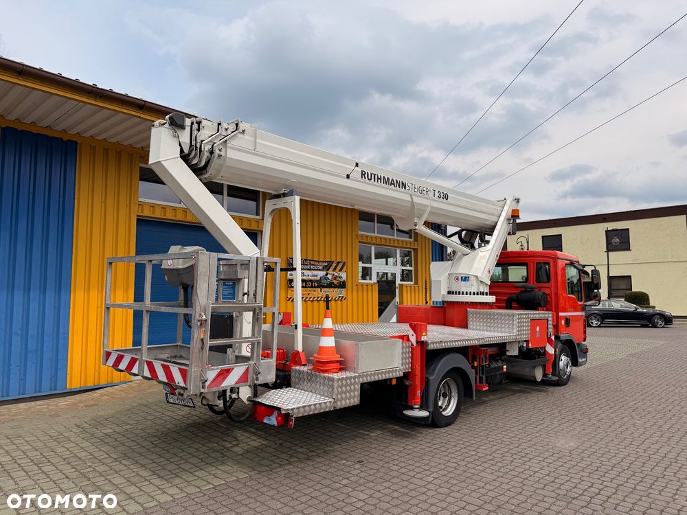 Ruthmann T330 (33m w bok 21,2m)Mercedes Atego, MAN TGL7.150 - 9