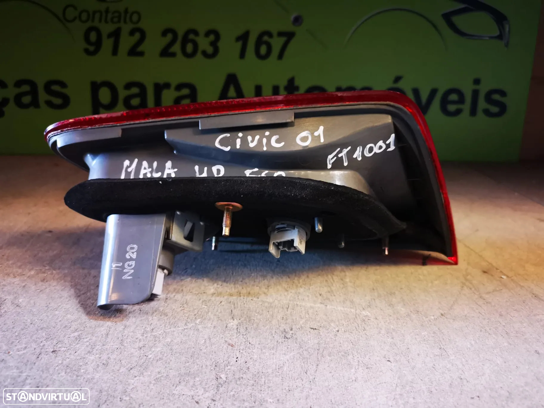 HONDA CIVIC 2002 FAROLIM MALA ESQ - FT1001 - 6
