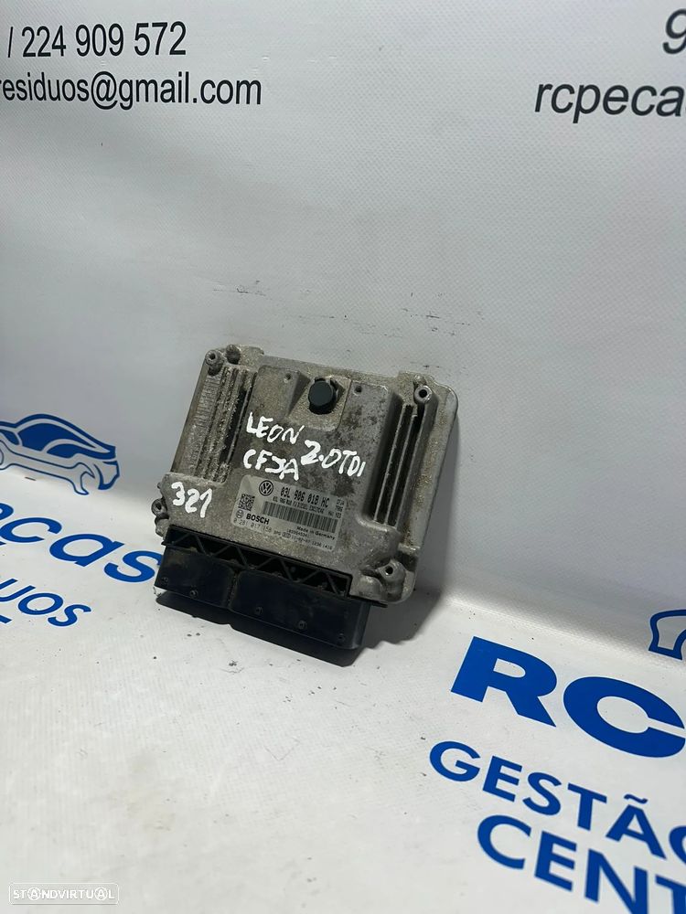 .Centralina Motor Original Bosch VAG Seat Leon 5F 2.0 TDi 170cv CFJA 03L906018HC 0281017158 2010 - 2012 - 5