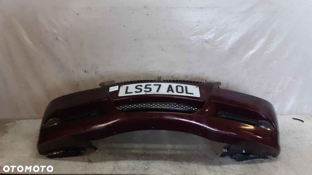 * ZDERZAK PRZÓD PRZEDNI BMW E90 E91 SERIA 3 HALOGENY BARBERA ROT METALIC BORDO WIŚNIA - 1