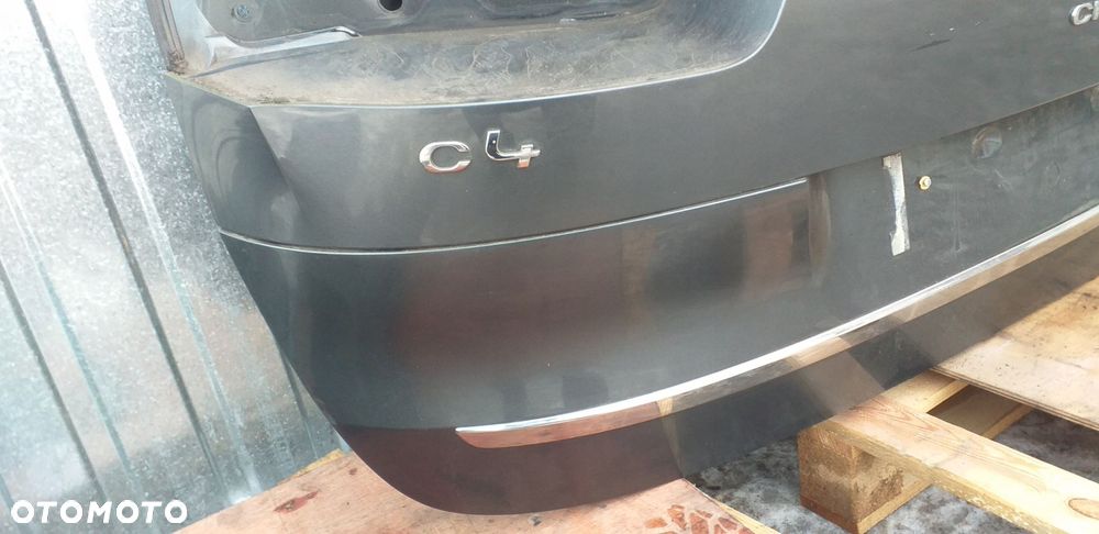 citroen c4 ii picasso 13- klapa bagażnika tył listwa chrom - 7