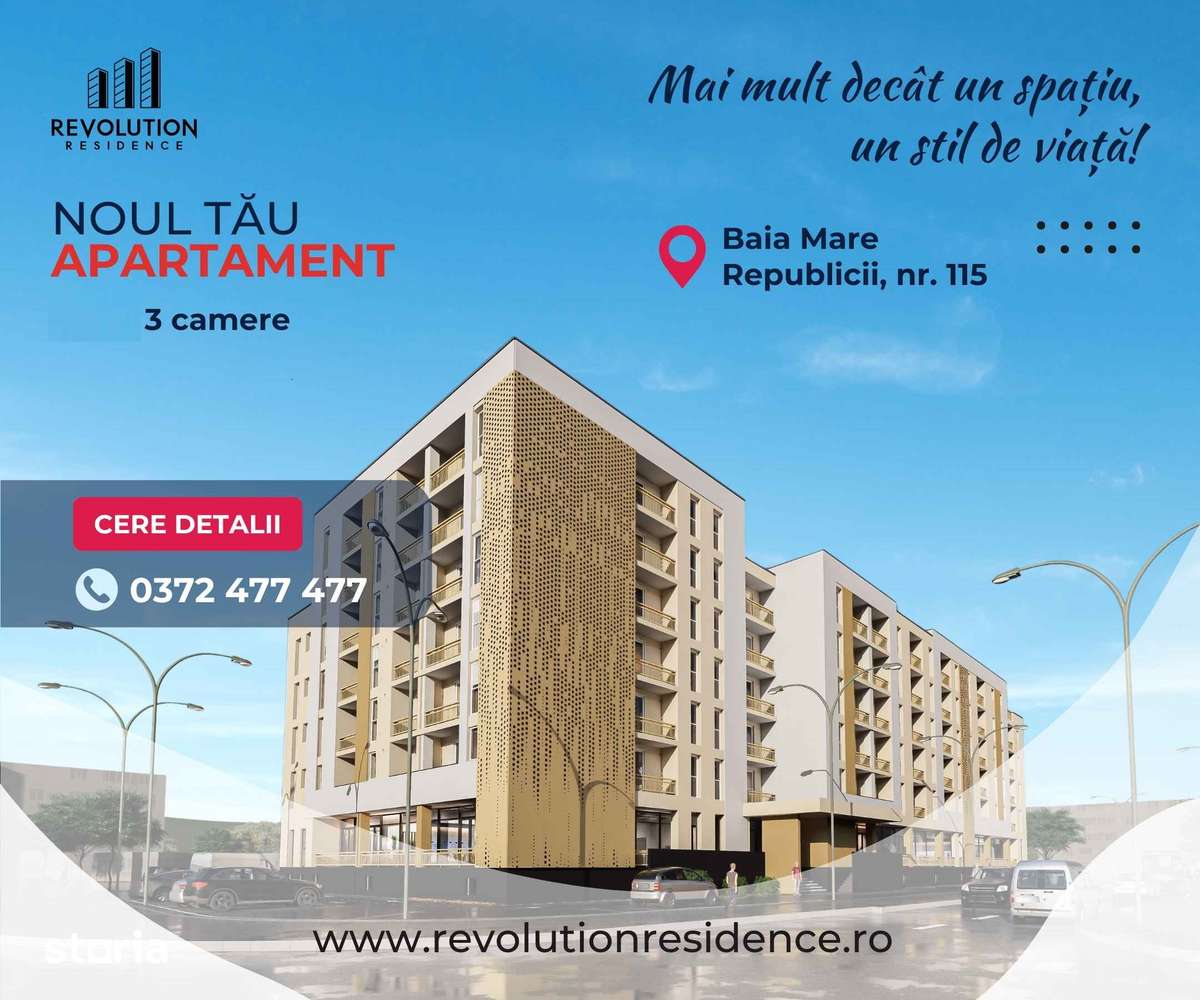 NEW! COMISION 0% - Apartamente cu 3 camere - Republicii 115, Baia Mare — fotografia 1