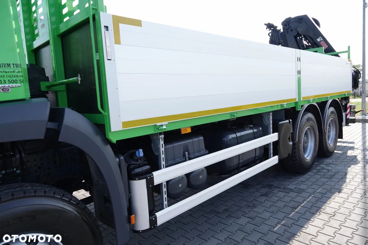 Mercedes-Benz AROCS 2636 / 6x4 / SKRZYNIOWY- 6,5 M / + HDS HIAB 4x wysów: 13 m / EURO 6 / STEROWANIE RADIOWE /OPONY 100 % - 13