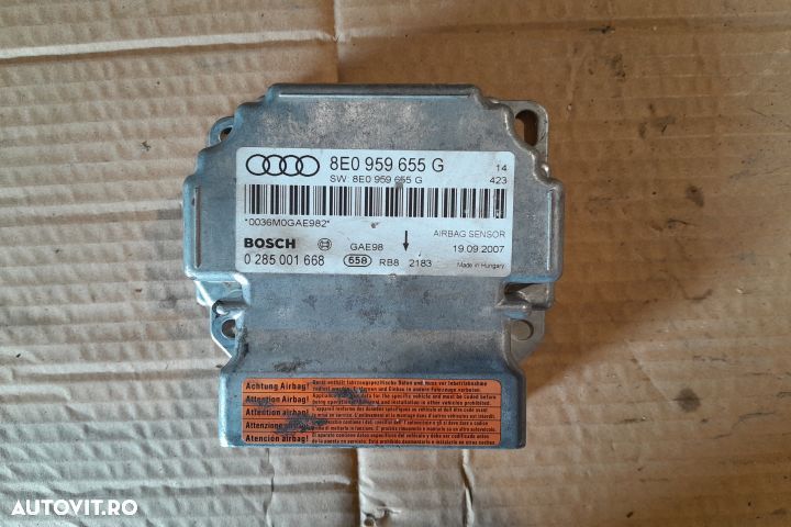 Calculator airbag 8E0959655G Audi A4 B7 [2004 - 2008] Avant wagon 5-u - 1