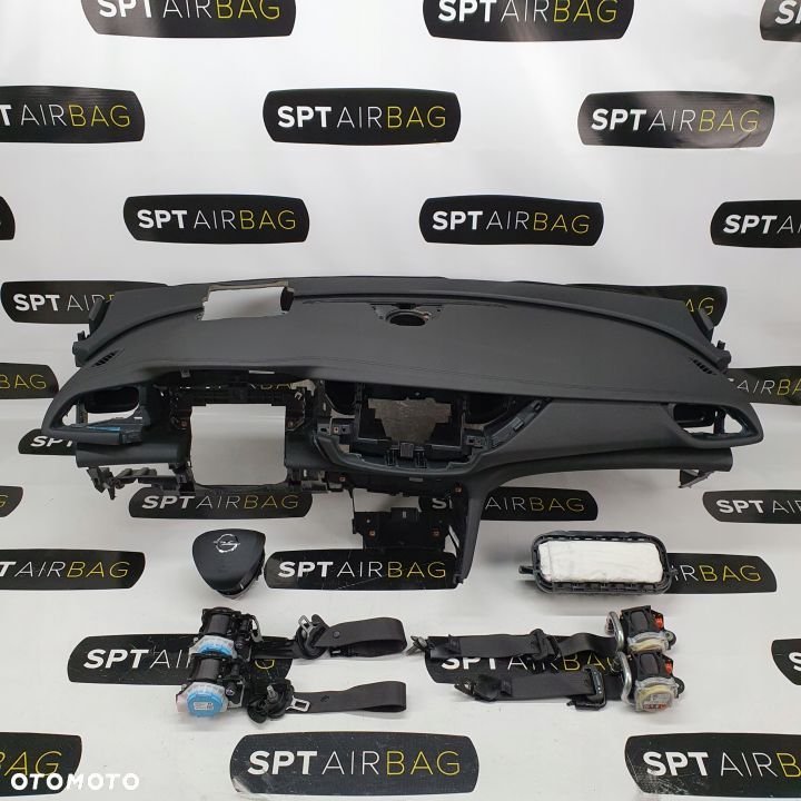 OPEL INSIGNIA B DESKA ROZDZIELCZA KONSOLA KOKPIT PULPIT PODUSZKI AIRBAG AIR BAG PASY KIT SET - 1
