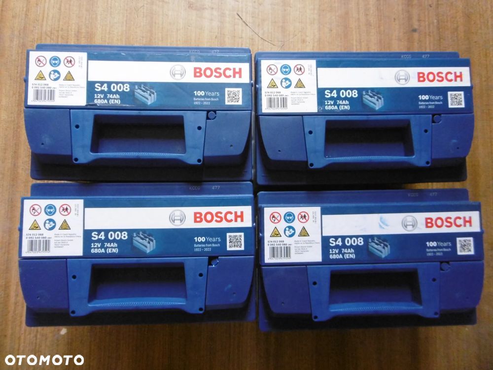 AKUMULATOR BOSCH S4 008 74Ah 680A - 1