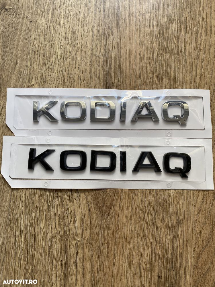 Emblema Scris Logo Semn Skoda Octavia Superb Fabia Kodiaq Vrs - 7