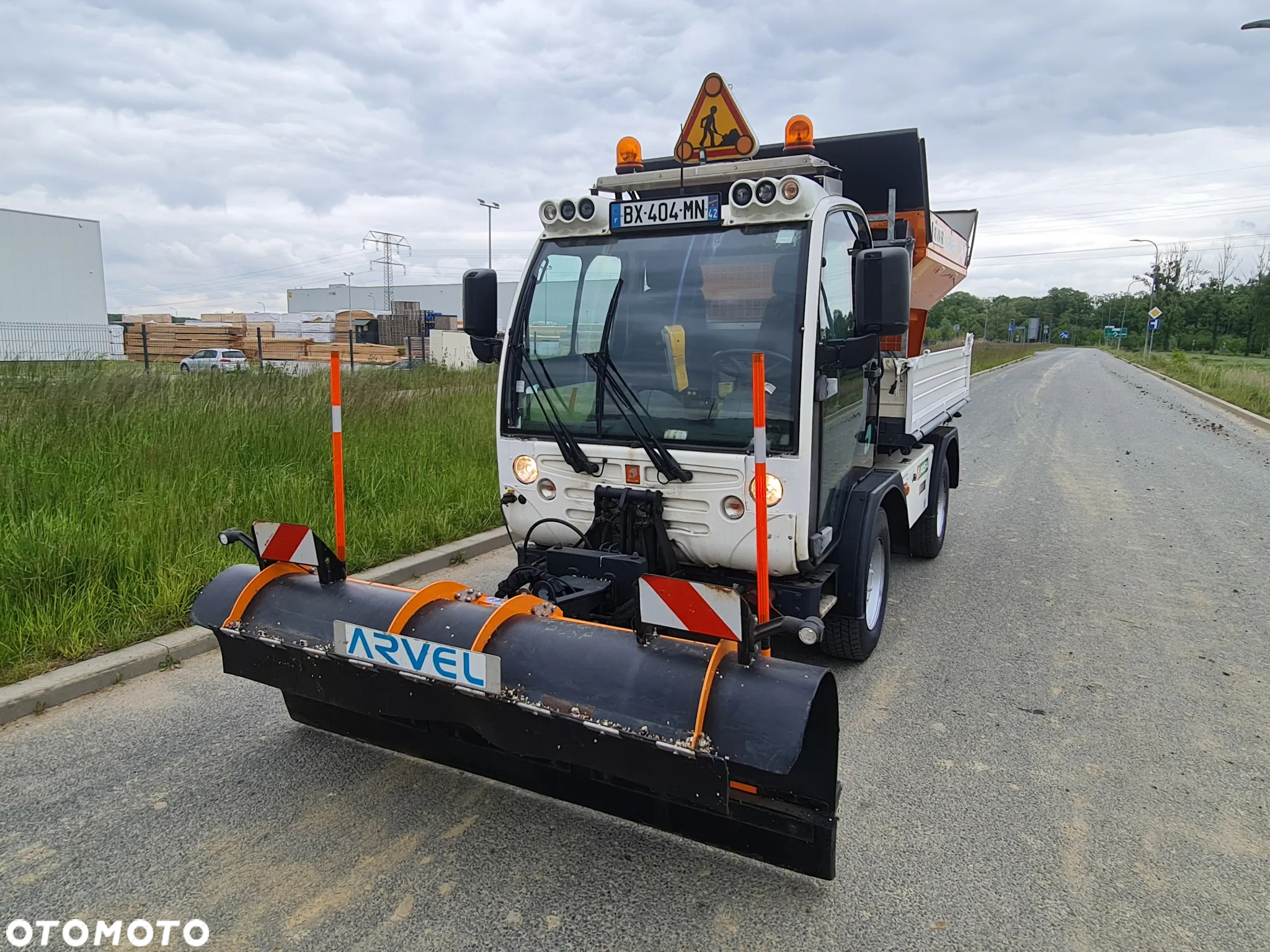 Multicar Tremo 2011 Ausa M350H Wywrotka 4x4 Solarka Arvel Pług Ladog Kompletny Zestaw - 4