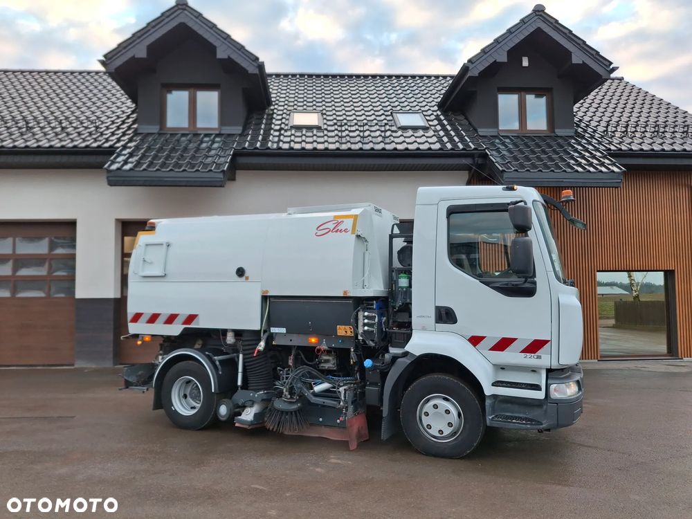 Renault Midlum 220 Zamiatarka Johnston VS500 Szczotki L/R Obie Strony KARCHER Listwy Wysokiego Ciśnienia Bęben + Lanca 2013r - 11