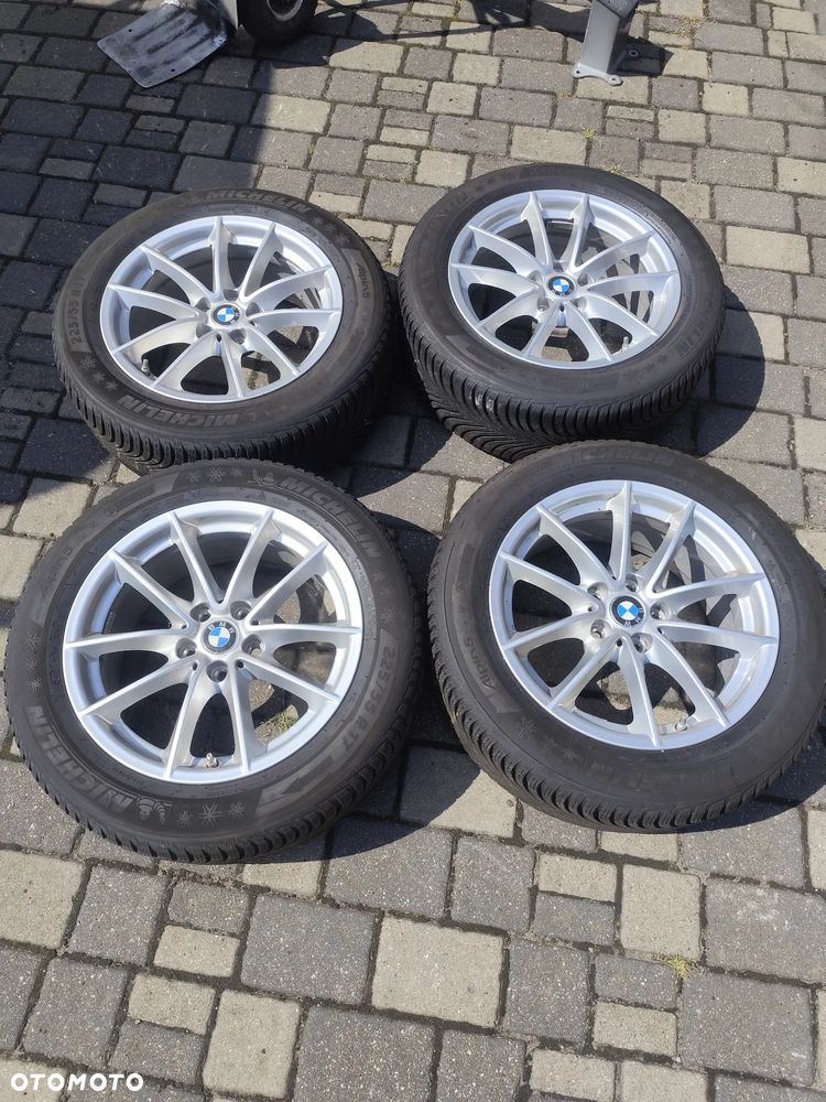 Felgi Aluminiowe z Oponami Zimowymi Michelin BMW 5 17 Cali 5x112