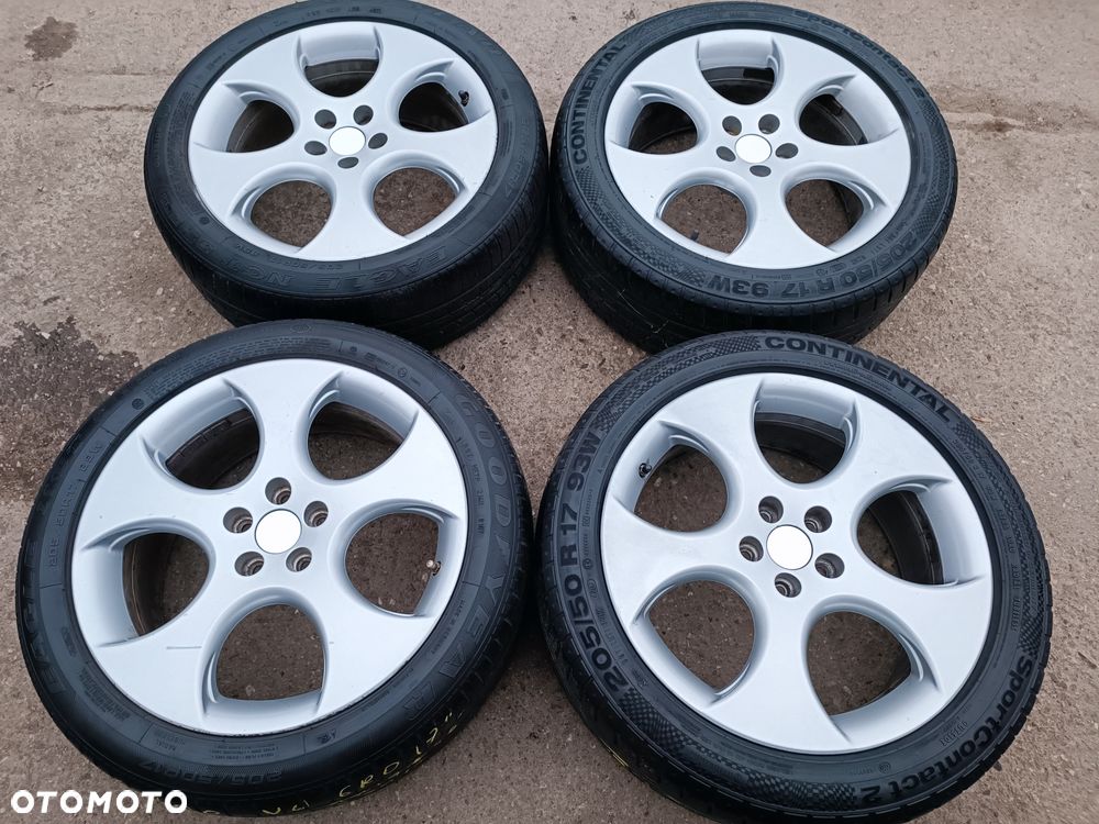 5x100 Alufelgi Felgi Aluminiowe 17 Koła Letnie Lato SEAT LEON I TOLEDO II IV Arona Ibiza SKODA Rapid Roomster Fabia Scala Kamiq OCTAVIA I VW Polo GOLF IV 4 BORA Taigo T-cross NEW BEETLE AUDI A3 8L TT 4,5-5mm Legnica ALU-RAD 205/50 - 1
