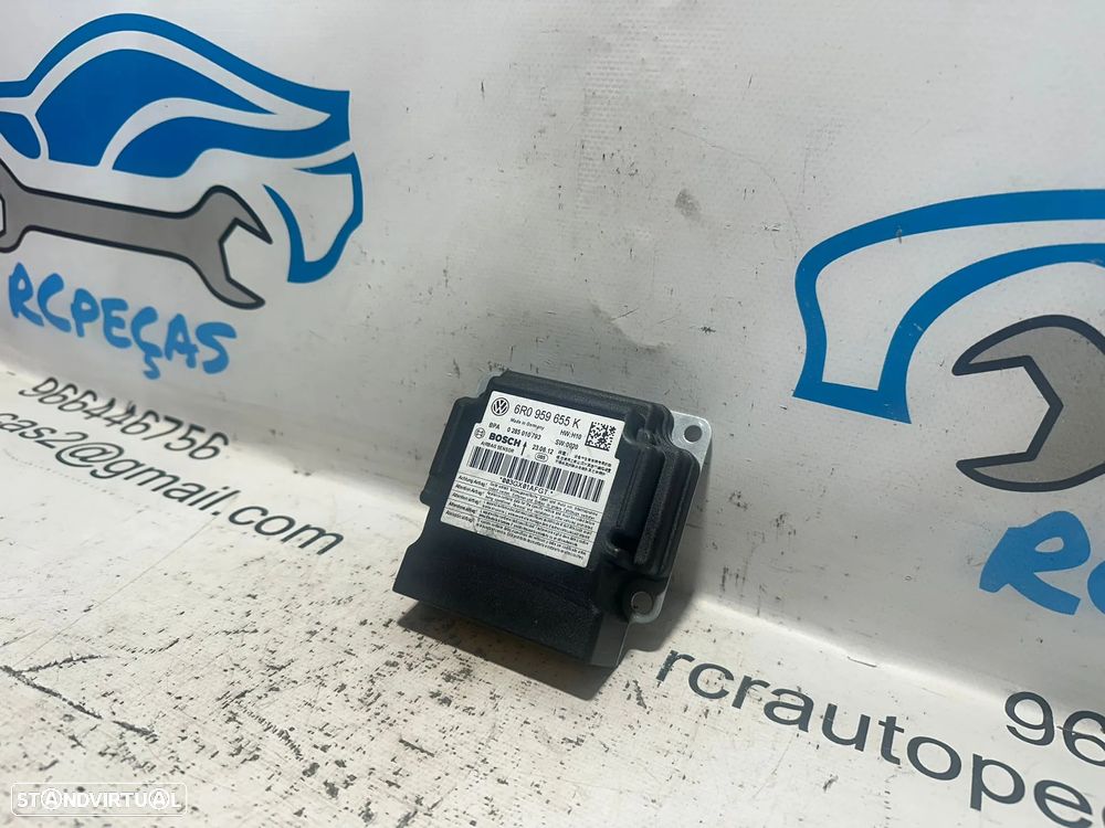 .Módulo Centralina Airbag SRS Original VW Volkswagen Seat Skoda 6R0959655K 2009 - 2017 - 5