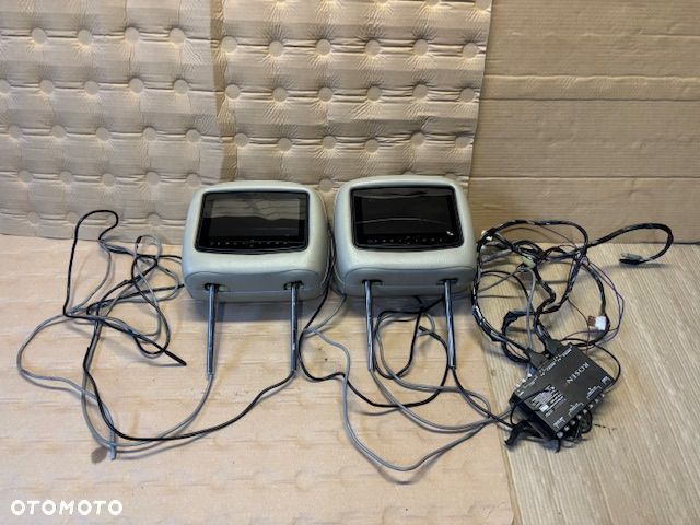 ekrany w zagłówkach honda cr-v iv dvd beżowa skóra telewizory zagłówki - 7