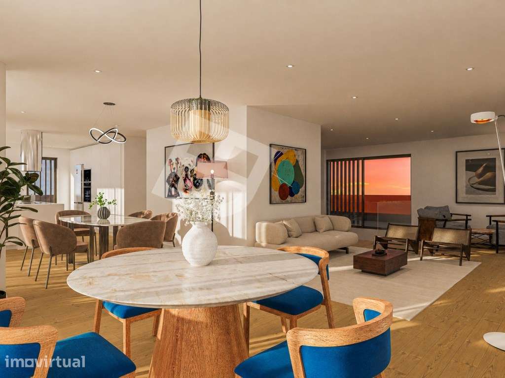 T3 Duplex - Piso cobertura com terraços e vistas para a ria | Aveiro - Grande imagem: 4/27