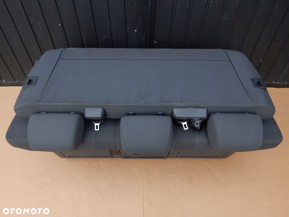 vw t5 t6 multivan fotel kanapa łóżko tył antracyt - 8
