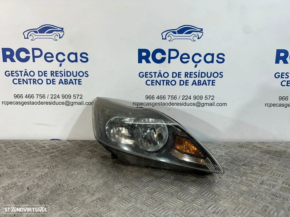 .Conjunto Farois Oticas Frente Frontais Original Ford Focus 2 MK2 Fase 2 8M51-13W030-DE 8M51-13W029-DF 2007 - 2010 - 5