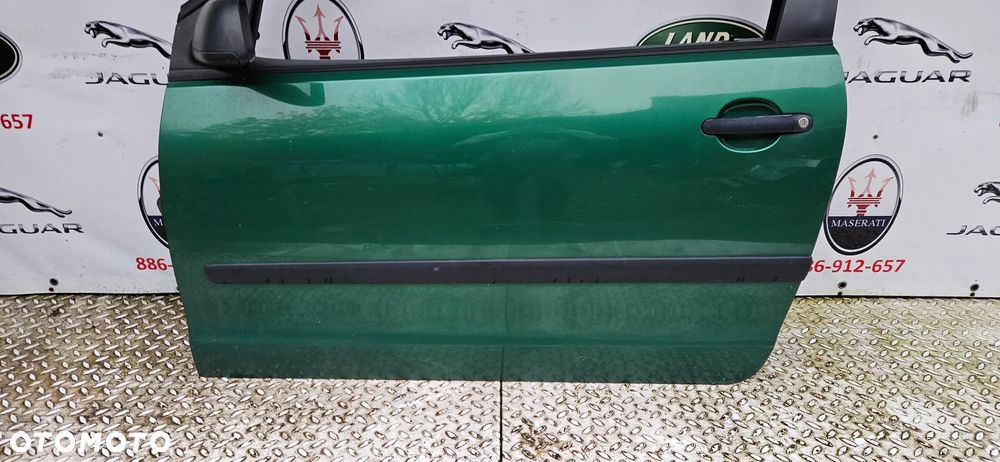 VW Polo 9N IV 4 Kompletne drzwi przód lewy Drzwi przednie lewe Wersja 3D 3 drzwi KOLOR LA6S EUROPA - 3