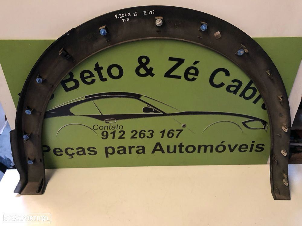 PEUGEOT 3008 II ABA GUARDA LAMAS TRAS DIREITA - Z517 - 5