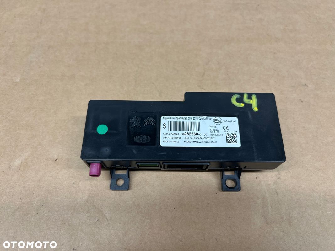 Citroen C4 SpaceTourer moduł sterownik telefonu 9828266080 - 1