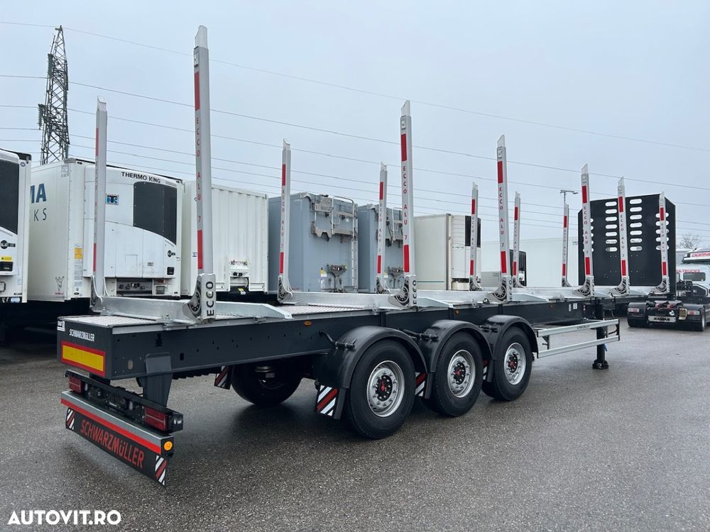 Schwarzmuller Transport busteni, axa liftanta, Axe SAF, 6 perechi racoante, factura externa - 5