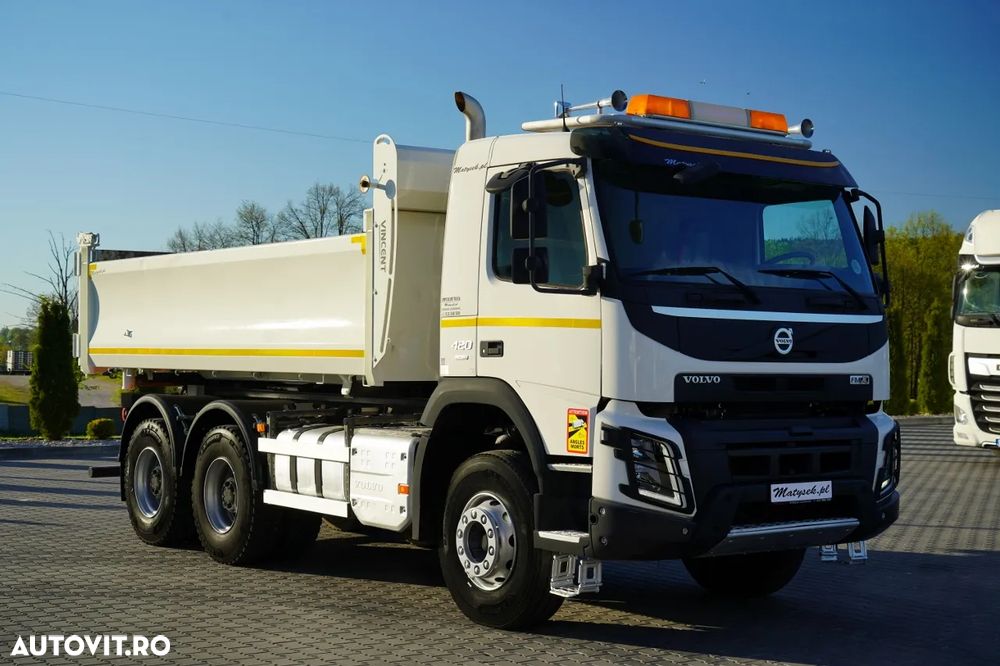 Volvo FMX 420 / 6X4 / BASCULATOR DUBLU / HIDROPOTOME / BODRMATIC / I-SHIFT / EURO 6 - 17