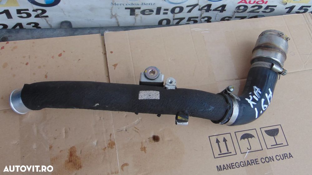Tub intercooler Hyundai 1.6 hybrid Kia 1.6 hibrid conducta turbina santa fe tucson sportage sorento - 1