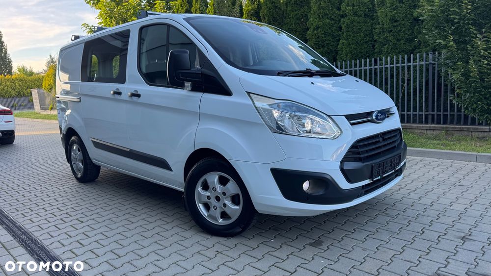 Ford Transit Custom L2H2 średni  xenon kamera idealny 2.2TDCI blaszak krótki L1H2 VAT FV faktura 23% 3 miejsca / osobowy blaszak podwójne drzwi z obu stron - 30