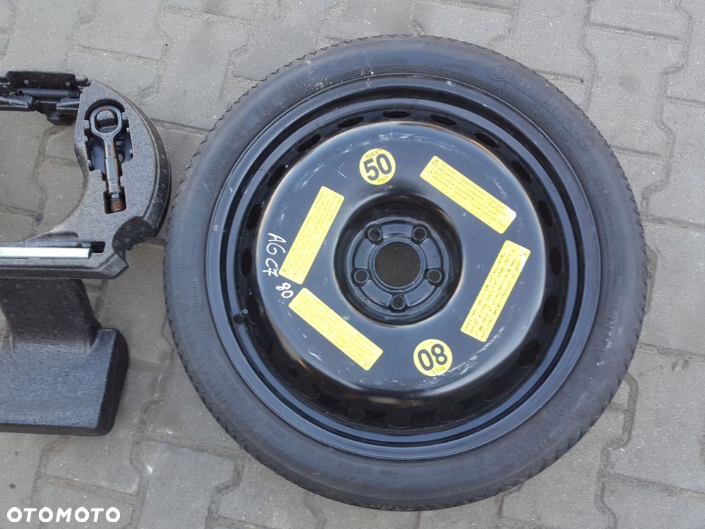 AUDI A6 C7 10-18r AUDI A7 18r- KOŁO DOJAZDOWE r20 LEWAREK KLUCZ UCHO - 2