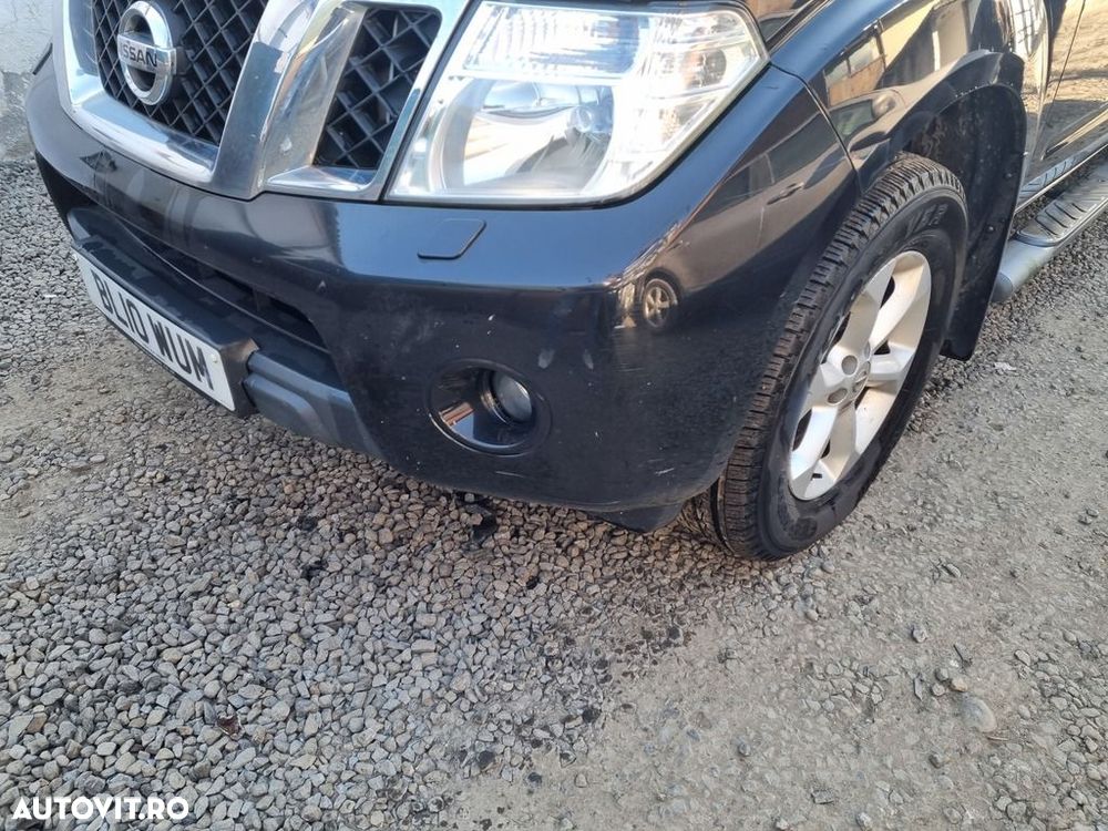 Bara fata Nissan Navara D40 Facelift 2006 - 2010 NEGRU GNO BLACK (1187) model cu ... - 2