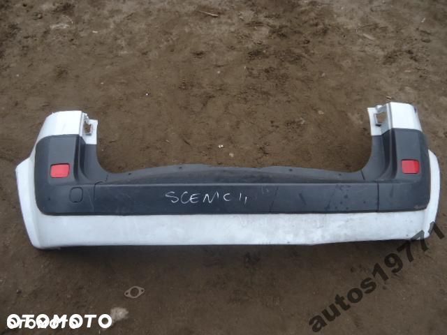 RENAULT SCENIC II ZDERZAK TYLNY TYŁ KOMPLETNY - 1