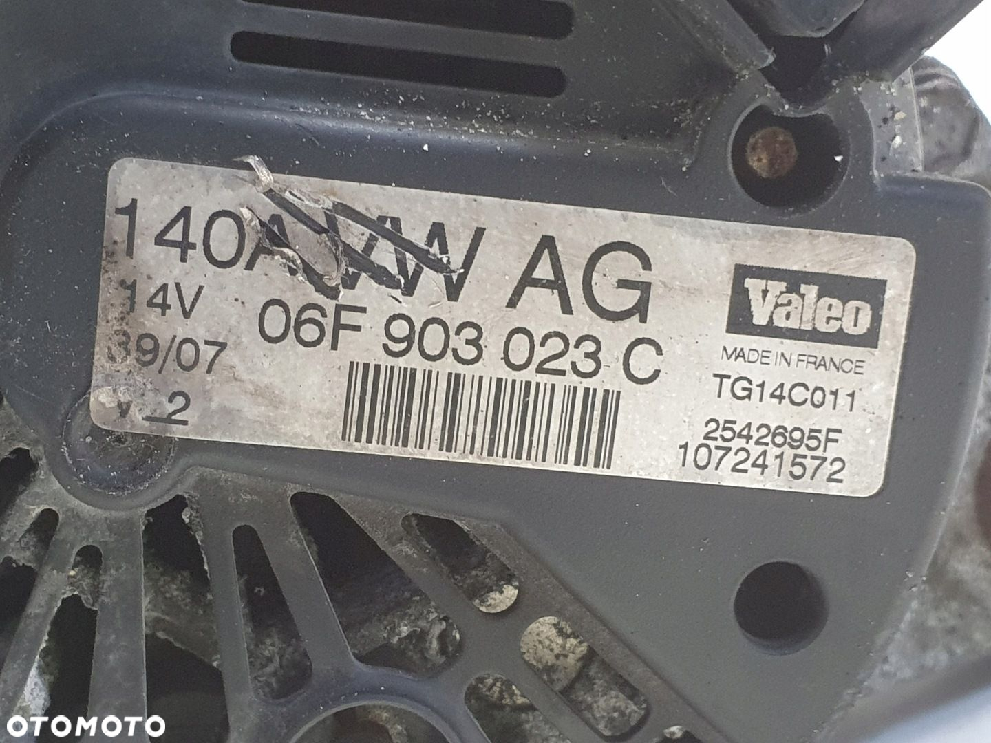 Seat Leon II 1.9 TDI ALTERNATOR 06F903023C valeo 140A - 2