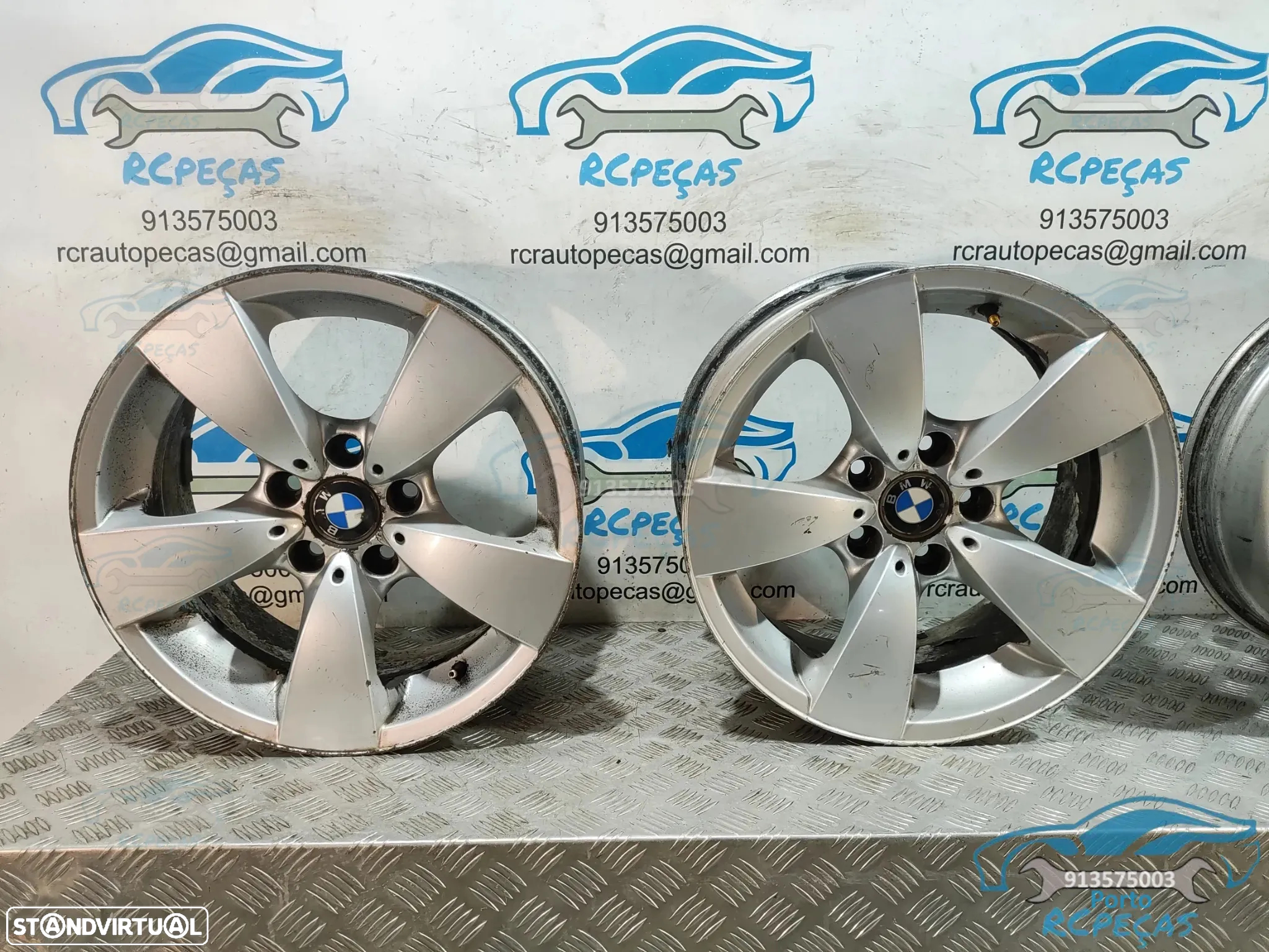 Jantes 17" BMW Serie 5 - E60 | E61 - Originais - 7,5J | ET20 | 5x120 - 17 Polegadas | 36116762001 | 6762001 | Jante | 5 x 120 - 4