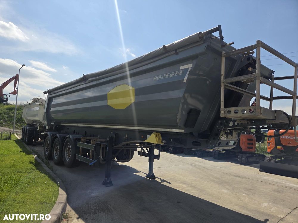 Meiller 28mc, 3 axe, Axe SAF, axa liftabila, scena vizitare, prelata, protectii laterale sasiu, frane disc, model KISA3, posibilitate leasing 3 ani-PROMOTIE 23.900 EUR+Tva - 4