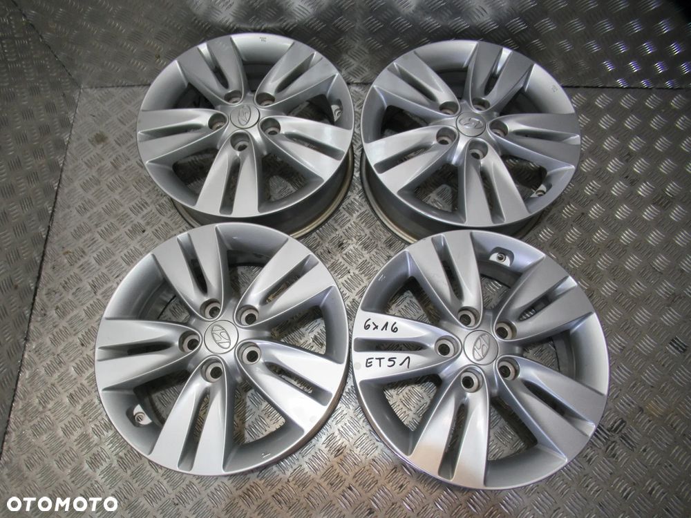Felgi Hyundai I30 IX20 I40 IX35 Tucson 6Jx16 et51 5x114,3 - 1