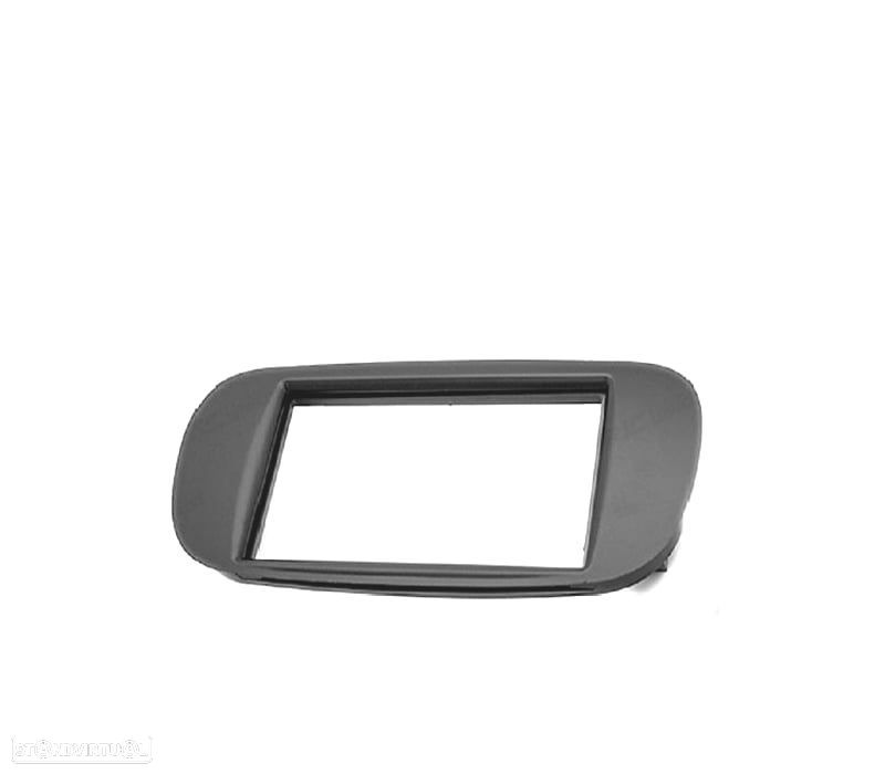 MOLDURA ADAPTADOR PRETO PARA RADIO 2-DIN PARA FIAT 500 - 2