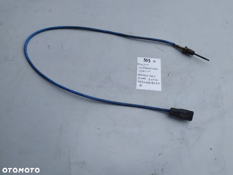 CZUJNIK TEMPERATURY SPALIN MONDEO MK4 S-MAX 2.0 TDCI AG9112B591AA - 1