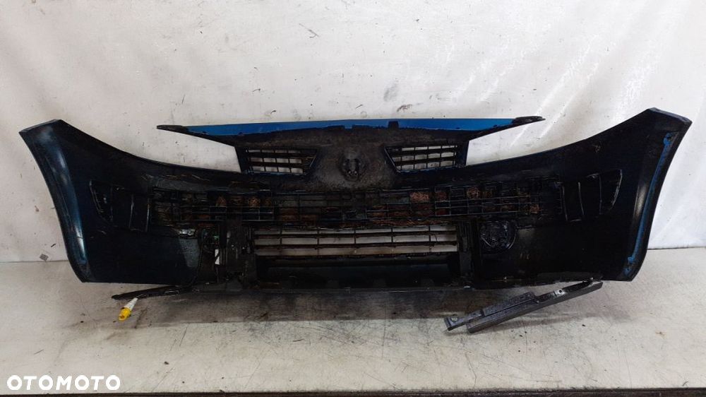 ^ ZDERZAK PRZÓD PRZEDNI DO RENAULT MEGANE II 2 TEI45 NIEBIESKI HALOGENY - 5