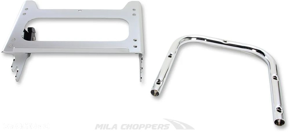 Bagażnik chromowany Tour Box 98-08 FLHT/FLTR/FLHR/FLHX - 1