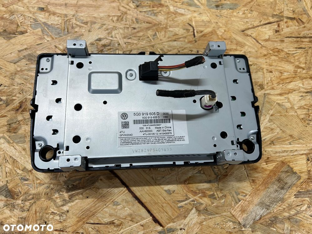 Volkswagen Golf VII Radio Wyświetlacz 5G0919605D - 6