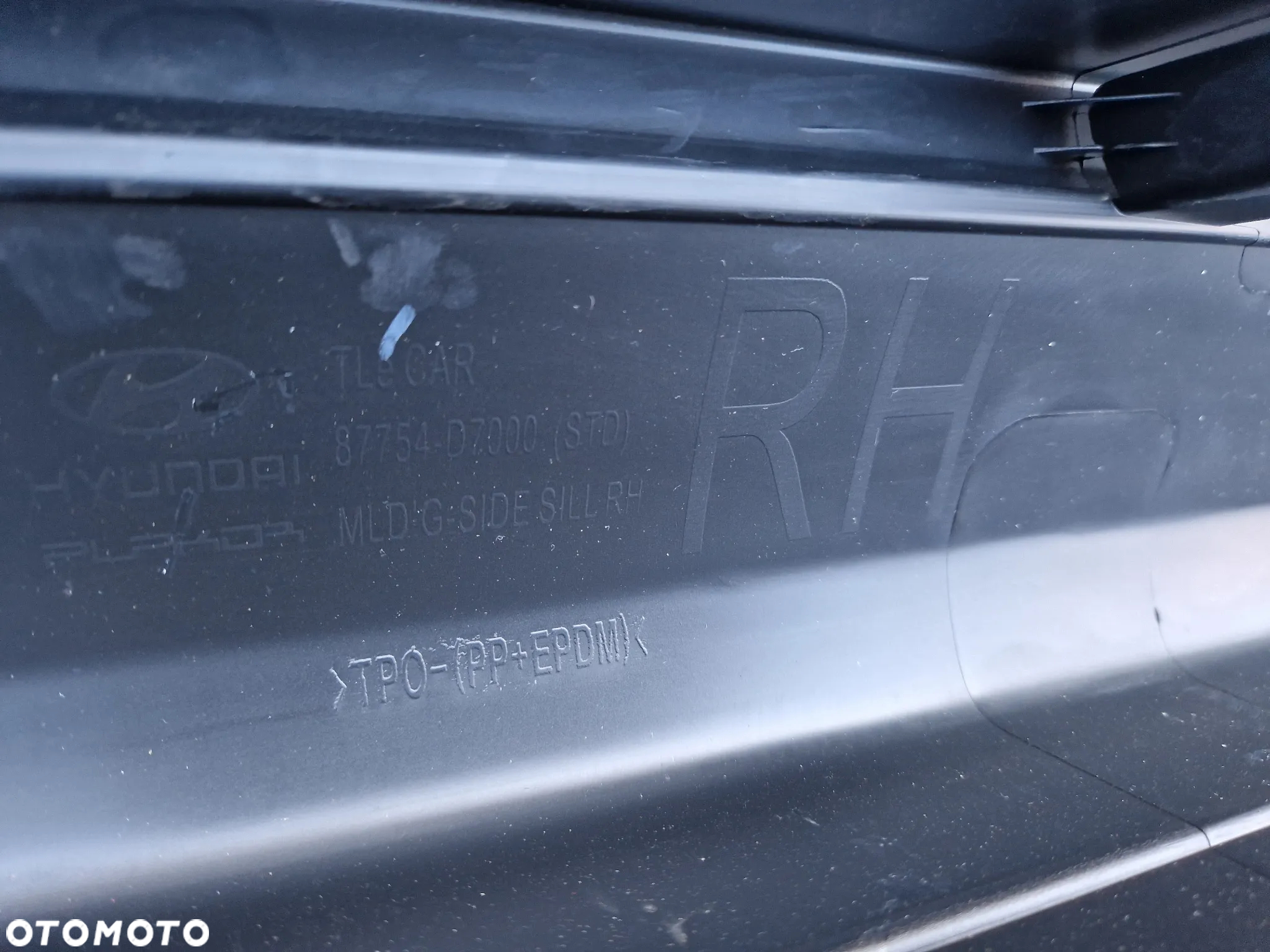 Hyundai Tucson III 15- nakładka listwa progowa prawa próg - 4