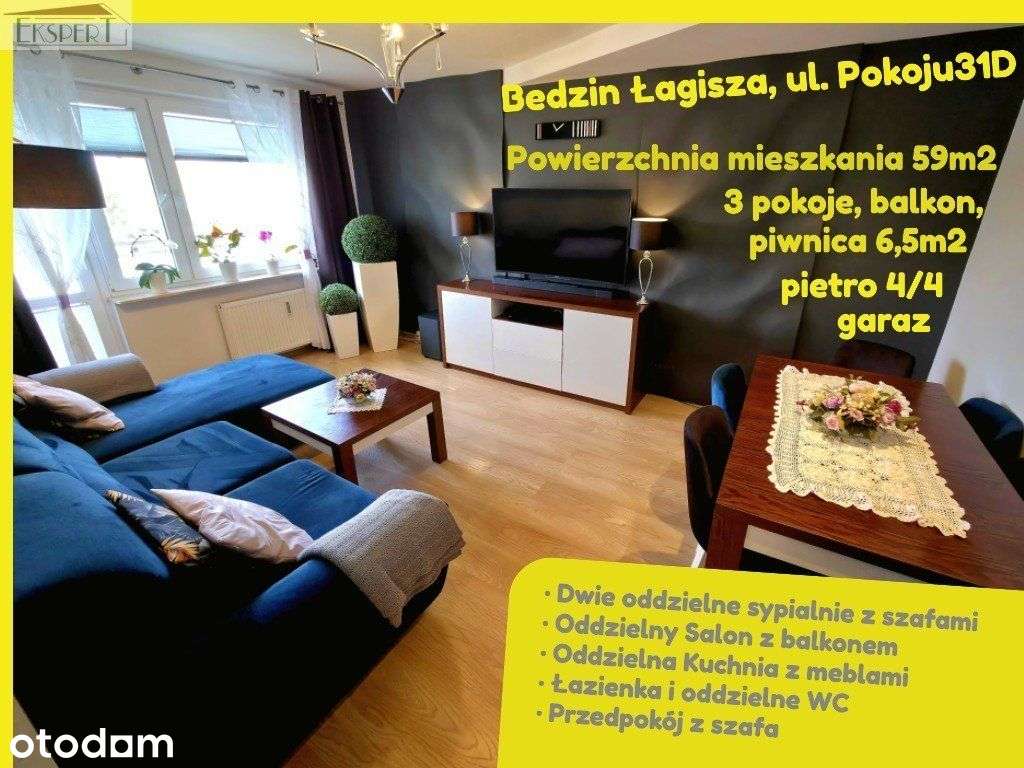 Będzin Łagisza 3 pokoje do zamieszkania!