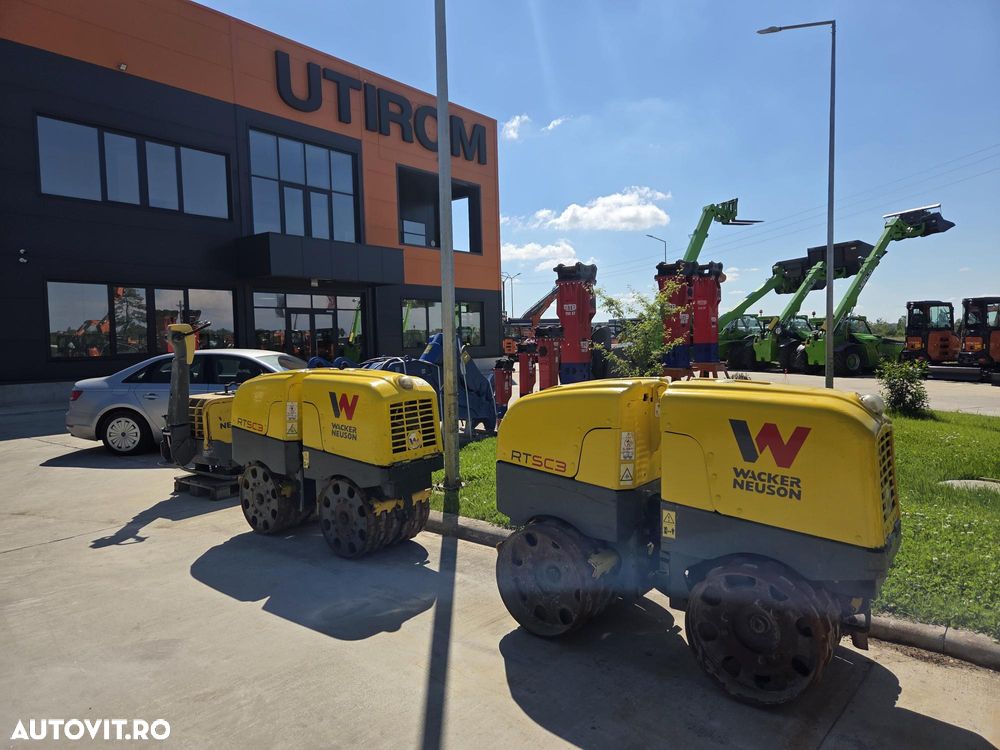 Wacker PICIOR DE OAIE 1,5t, RADICOMANDA, Wacker Neuson RTSC3, 2018, 518h, latime tambur 0,8m, lungime 1,9m, motor Kohler 20CP, Inaltime 1,2m, posibilitate leasing 2 ani, STARE FOARTE BUNA rulat in Germania-PROMOTIE 11.900 EUR+tva - 3