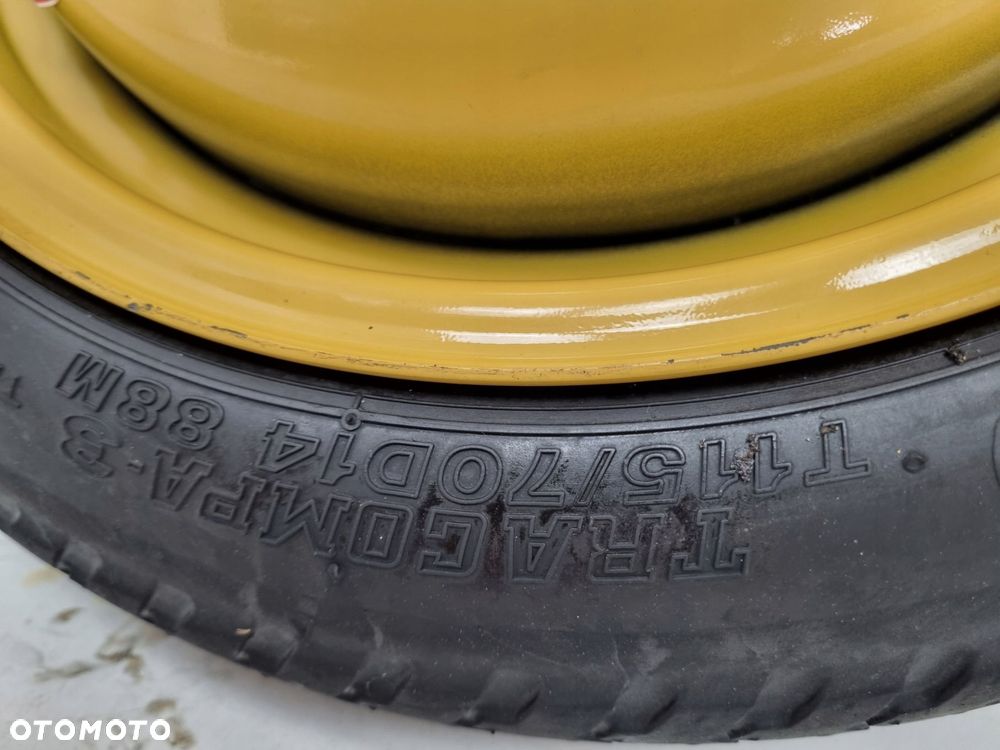 KOŁO DOJAZDOWE Honda Jazz II III 115/70 D14 R14 4x100 dojazdówka 14X4T - 7