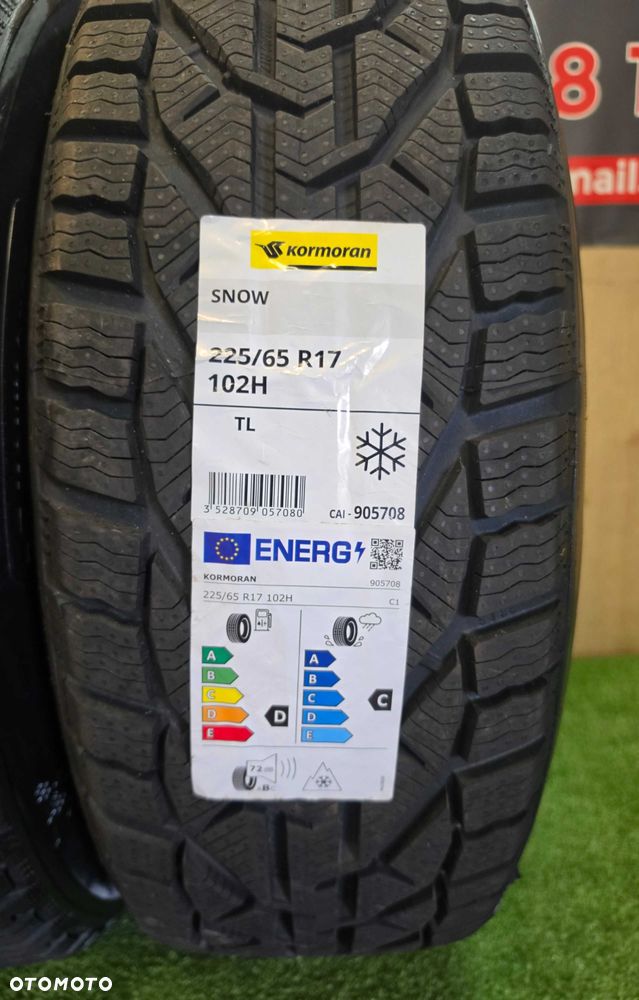 Koła zimowe RENAULT KOLEOS - 17x5x114,3 Kormoran Snow 225/65/R17 + TPMS - 8