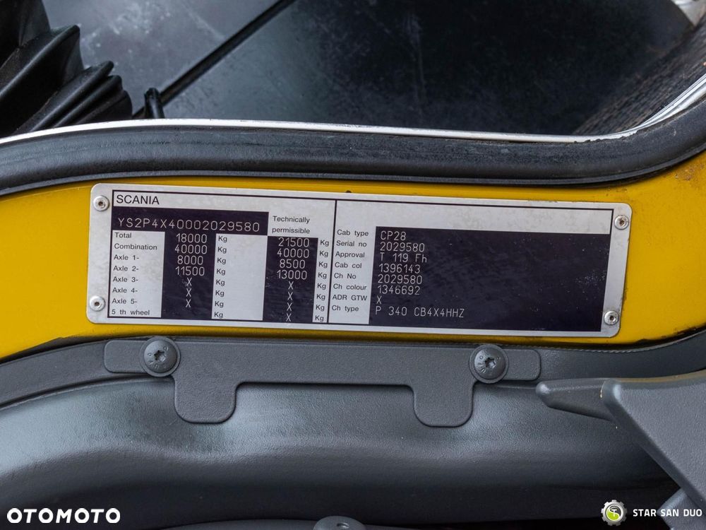Scania P340 4x4 PALFINGER PK 27002 HDS Żuraw - 12