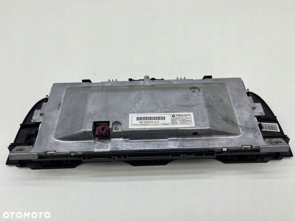 BMW 5 F10 F11 MONITOR EKRAN WYŚWIETLACZ 9284974 - 5