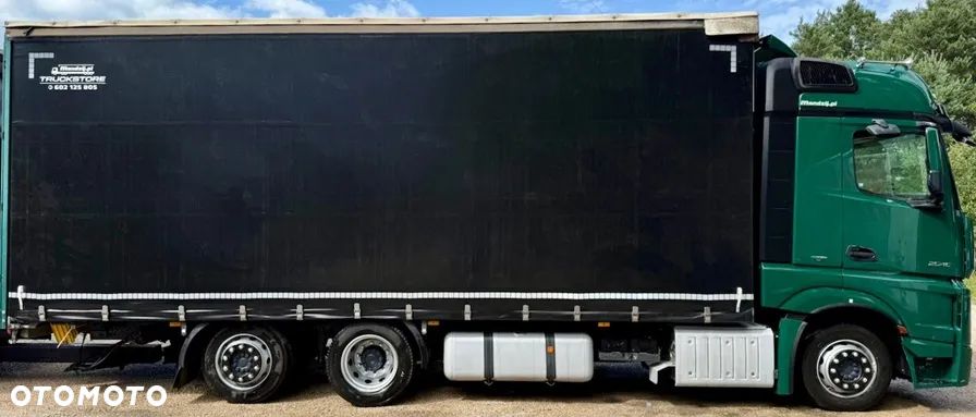 Mercedes-Benz ACTROS 2545 BIGSPACE 6x2 AUTOMAT RETARDER OŚ PODNOSZONA 2xALUTANK KLIMA LODÓWKA FIRANKA DŁ:7.70m NOWA PLANDEKA + TANDEM SCHWARZMULLER FIRANKA DŁ:7.70m NOWA PLANDEKA OSIE BPW ZESTAW PRZESTRZENNY 120m3 2015r EURO 6 IGŁA - 5