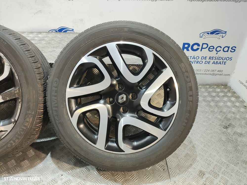 Conjunto de jantes 17 Renault Captur Mk1 6,5J ET40 4x100 Original - 6