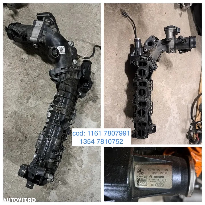 Anexe motor bmw euro 6 N47N N47S1 N47D20C Seria 1 2 3 4 5 6 7 x1 x3 x4 x5 x6 2013-2015 diesel galerie admisie set conducte racire ulei cv alternator furtun retur motorina cablaj motor - 2